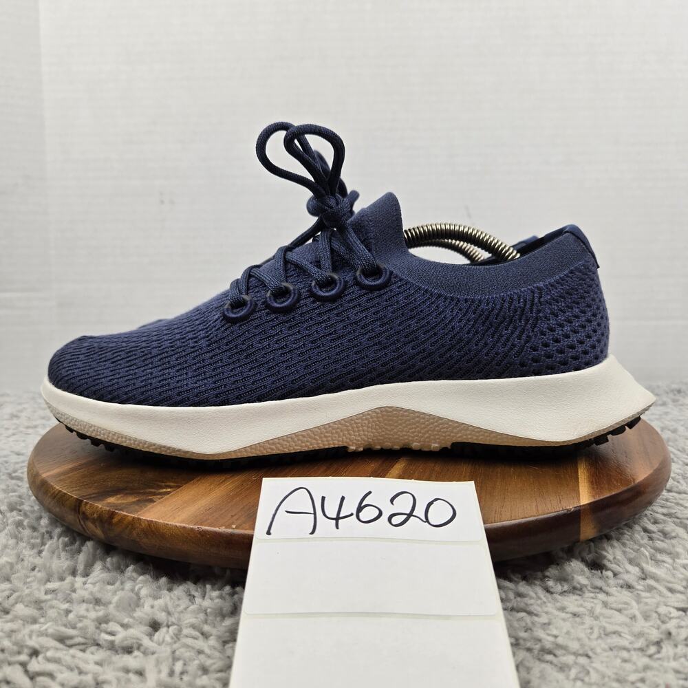Allbirds Mens 9.5 Tree Dasher 2 TD2 Blue White Athletic Gym Daily Running Shoe